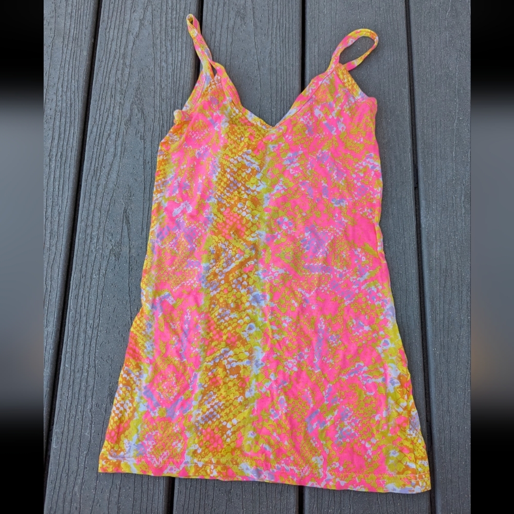 Kids Neon Snake Skin Tank!